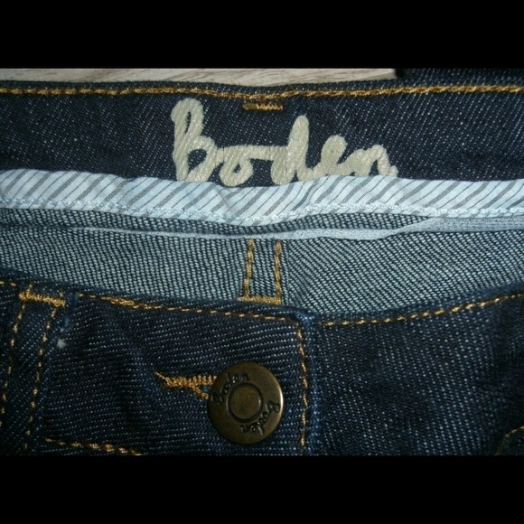 Boden Jeans Dark Blue Boot Leg Flare Tall Long 4 - Picture 5 of 8